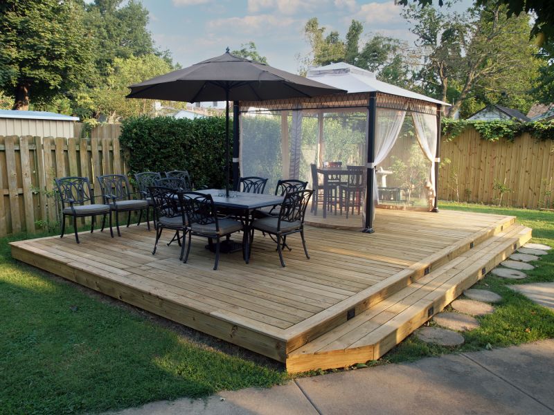 Floating Deck Installation in Worcester, MA