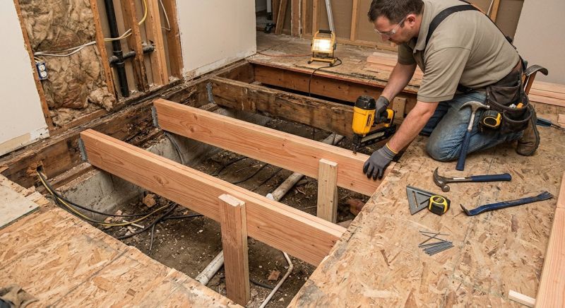Floor Framing Replacement in Wilmington, NC