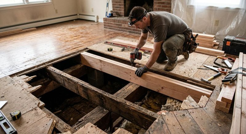 Floor Joist Repair in Wilmington, NC