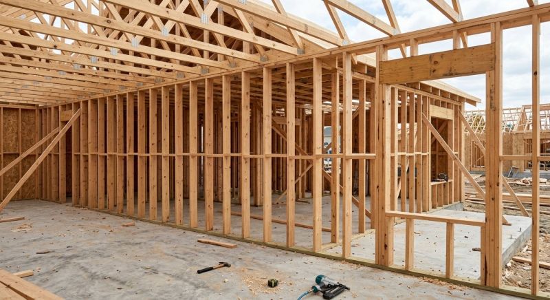 Stud Wall Framing in Wilmington, NC