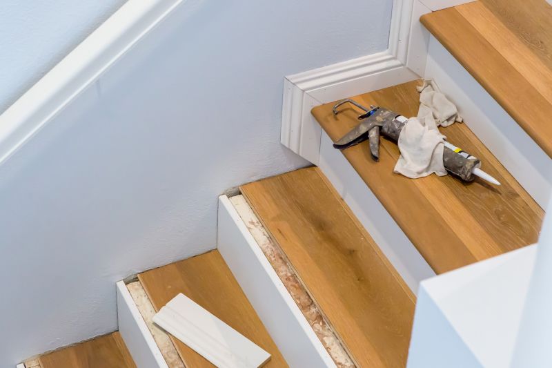 Wood Stair Railing Repair in Olathe, KS