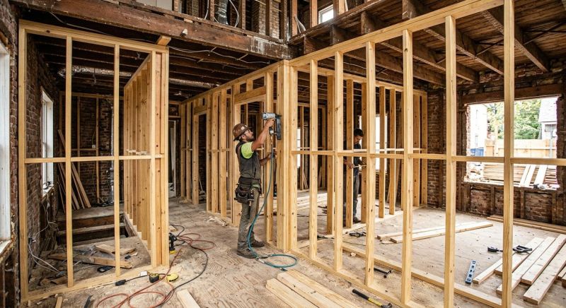 Bedroom Framing in Wilmington, NC