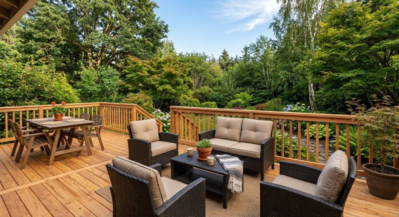 Cedar Deck Installation in Boston, MA