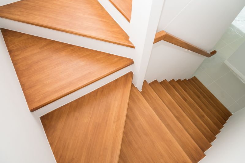 Curved Staircase Installation in Olathe, KS