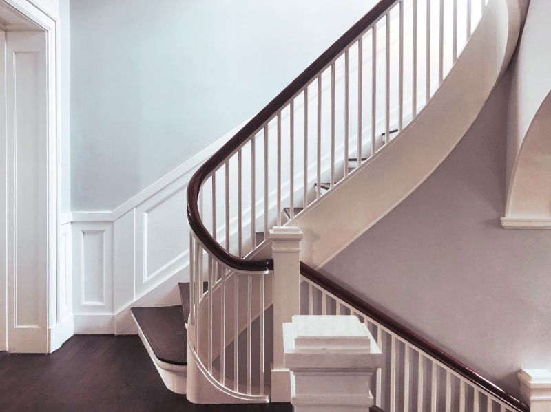 Curved Staircase Installation in Conroe, TX