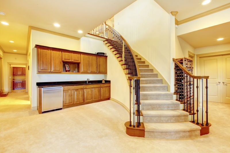 Curved Staircase Installation in Alpharetta, GA