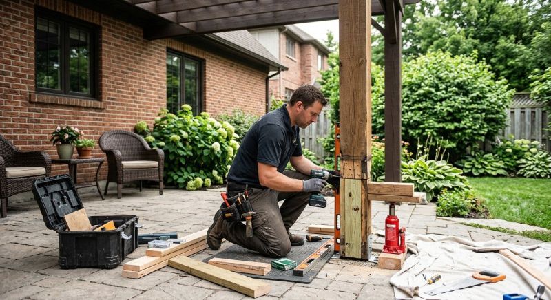 Deck Column Repair in Redmond, WA