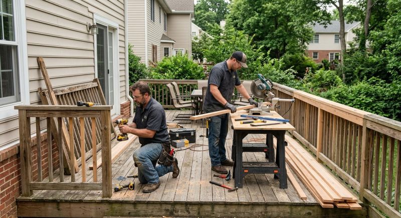 Deck Railing Replacement in Seattle, WA