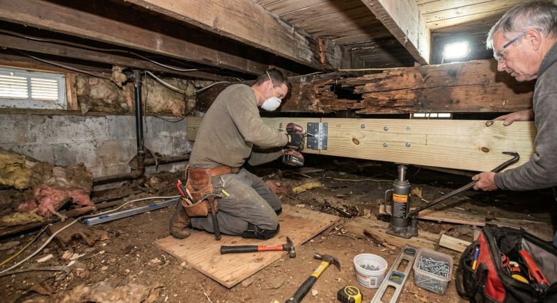 Floor Joist Repair in Wilmington, NC