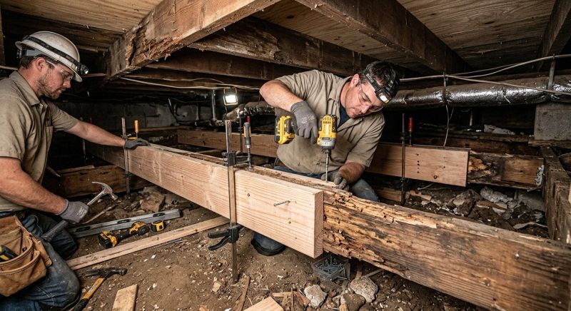 Floor Joist Replacement in Wilmington, NC