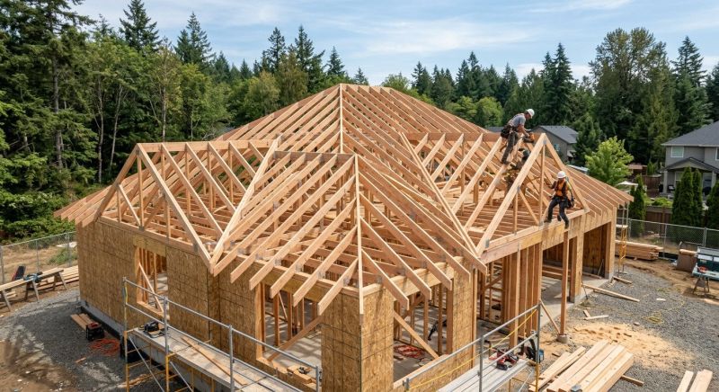 Hip Roof Framing in Wilmington, NC