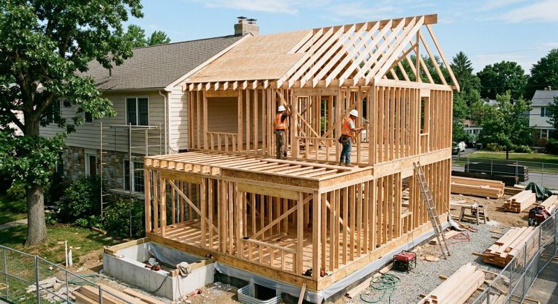 Home Addition Framing in Wilmington, NC