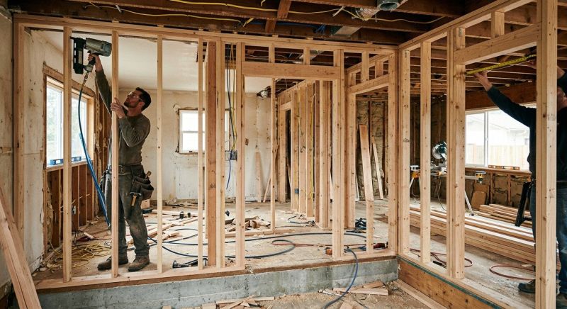 Home Renovation Framing in Wilmington, NC