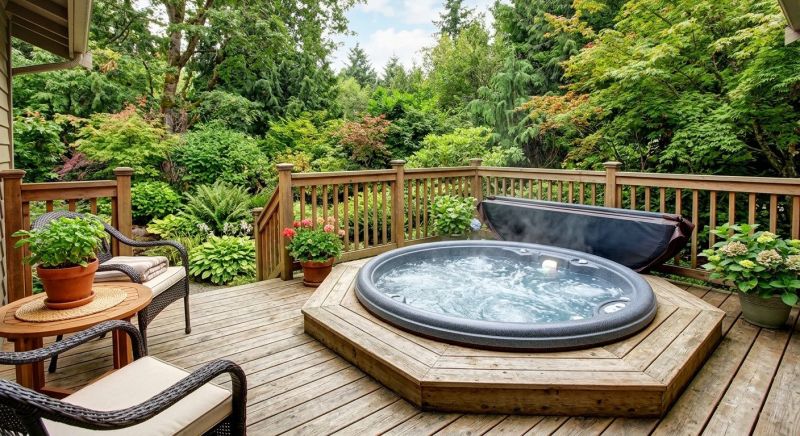 Hot Tub Deck Installation in Redmond, WA