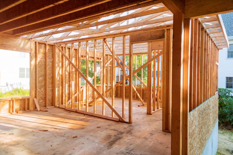 House Addition Framing in Wilmington, NC