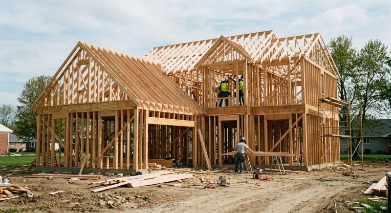 House Addition Framing in Wilmington, NC