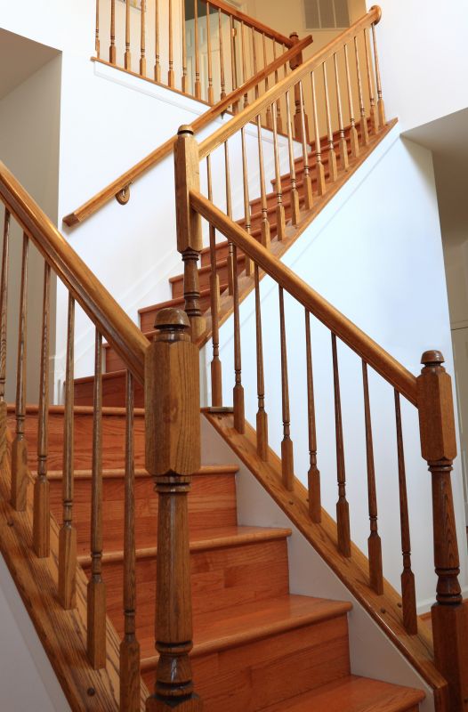 Oak Stairs Installation in Wilmington, NC