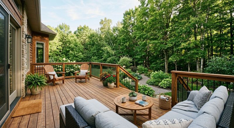 Pine Deck Installation in Boston, MA