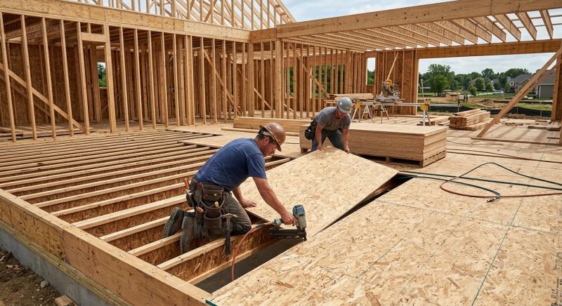 Plywood Flooring Installation in Wilmington, NC