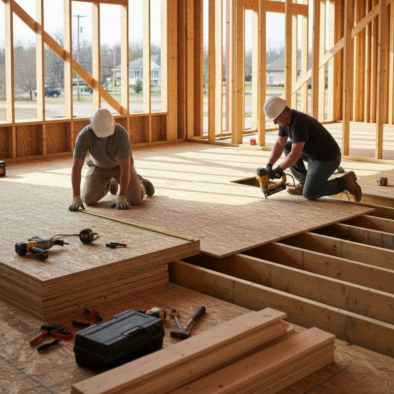 Plywood Flooring Installation in Wilmington, NC